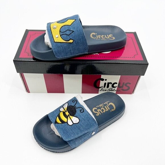 Sam Edelman Circus Mandie Queen Bee Slide Sandals - Picture 1 of 6